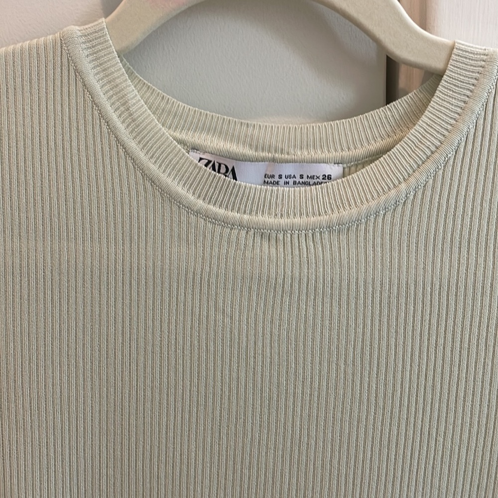 Zara Ribbed Top - Picture 2 of 2